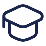 Square Academic Cap SVG Icon